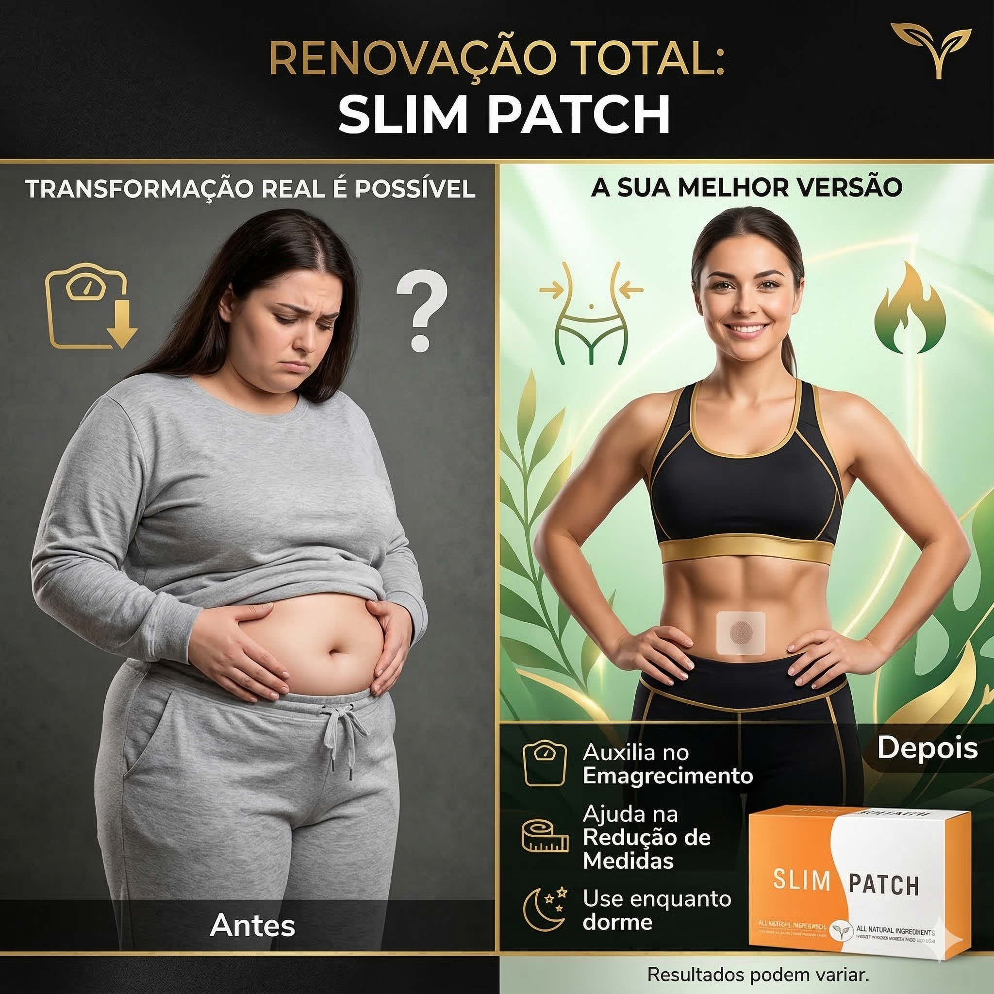 Slim Patch GLP-1 - Pack Emagrecedor Natural (CAIXA com 30) - Produto original